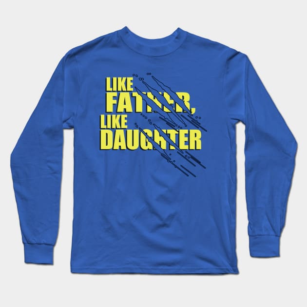 Cool Superhero Mutant Inspired Matching Outfit Shirt For Father And Daughter Long Sleeve T-Shirt by BoggsNicolas